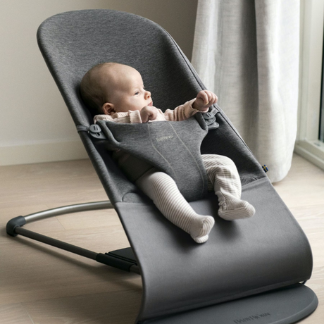 BabyBjorn Bouncer Bliss (Jersey), Gently Used / Grey