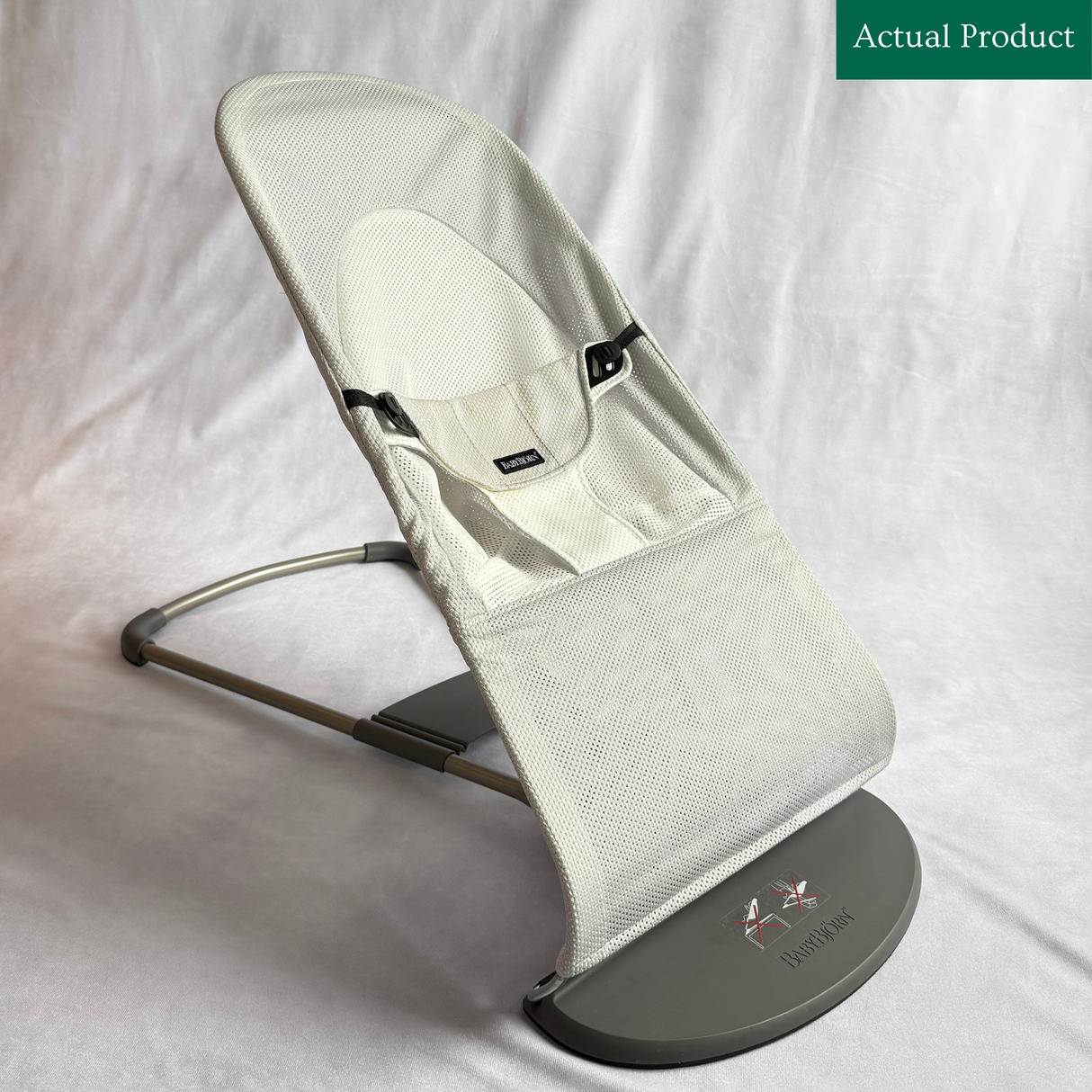 BabyBjorn Balance Soft Bouncer (Mesh), Like New / White