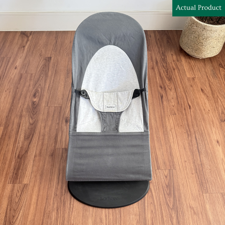 BabyBjörn Balance Soft Bouncer Jersey, Used / Dark Grey
