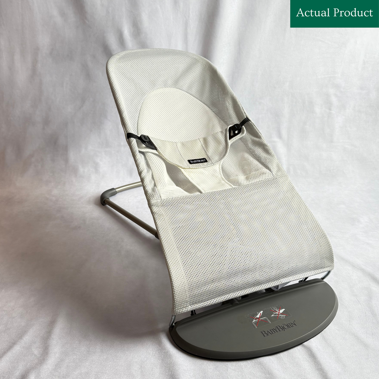BabyBjorn Balance Soft Bouncer (Mesh), Like New / White