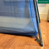 Babybjorn Travel Cot Light with SnoozeShade Blackout Cover, Used / Blue
