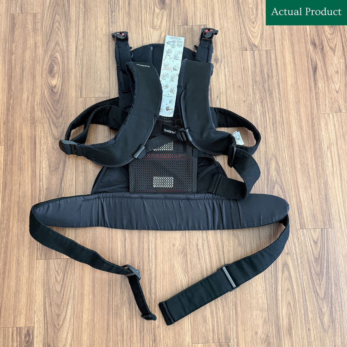 BabyBjörn One Carrier, Like New / Black Woven