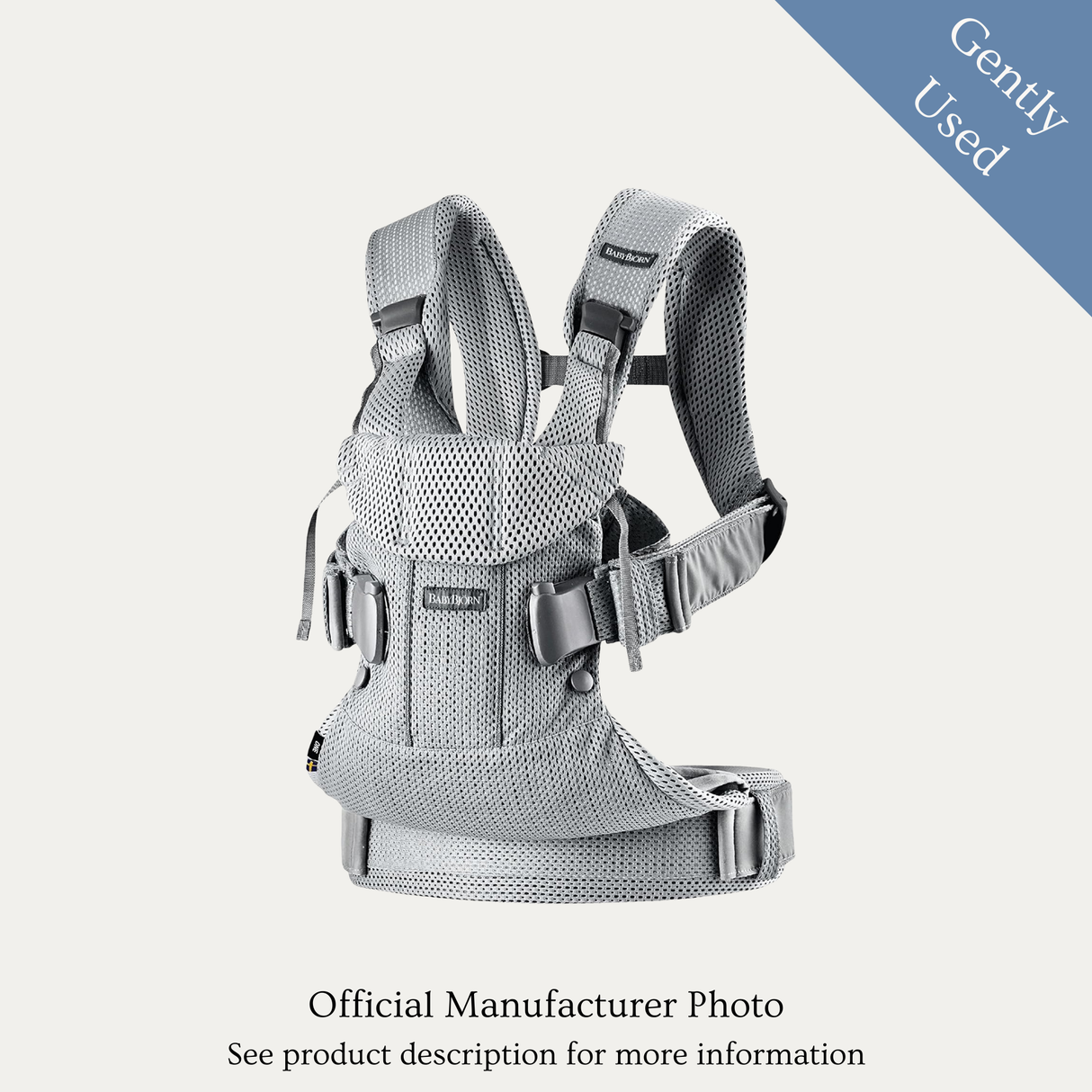 Babybjorn One Carrier, Gently Used / Grey