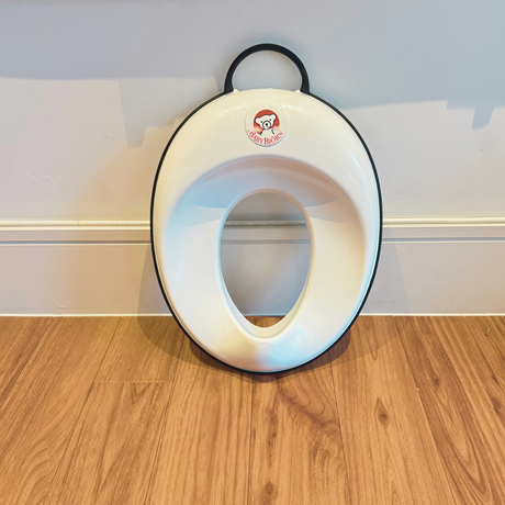 BabyBjorn Potty Training Cover Seat, Gently Used / White