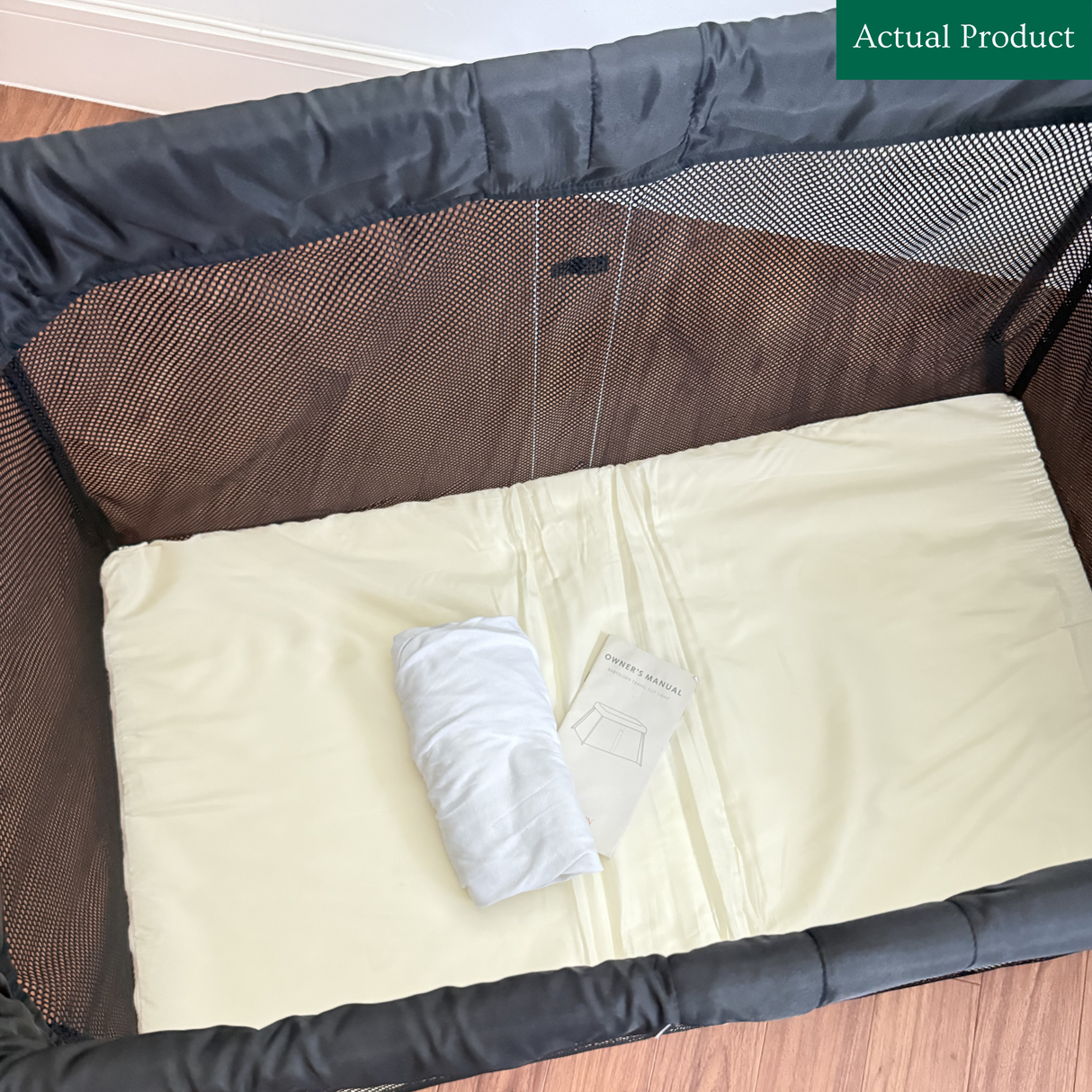 BabyBjörn Travel Cot Light, Like New / Black