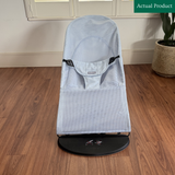 Babybjorn Bouncer Mesh (2 Covers), Like New / Light Blue, Black & Gray