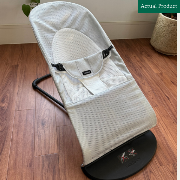 BabyBjorn Balance Soft Bouncer (Mesh), Like New / White