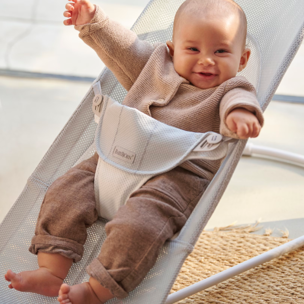 BabyBjorn Balance Soft Bouncer (Mesh), Like New / White