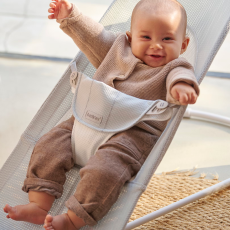 BabyBjorn Balance Soft Bouncer (Mesh), Like New / White