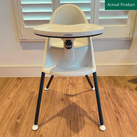 Babybjorn High Chair, Gently Used / White
