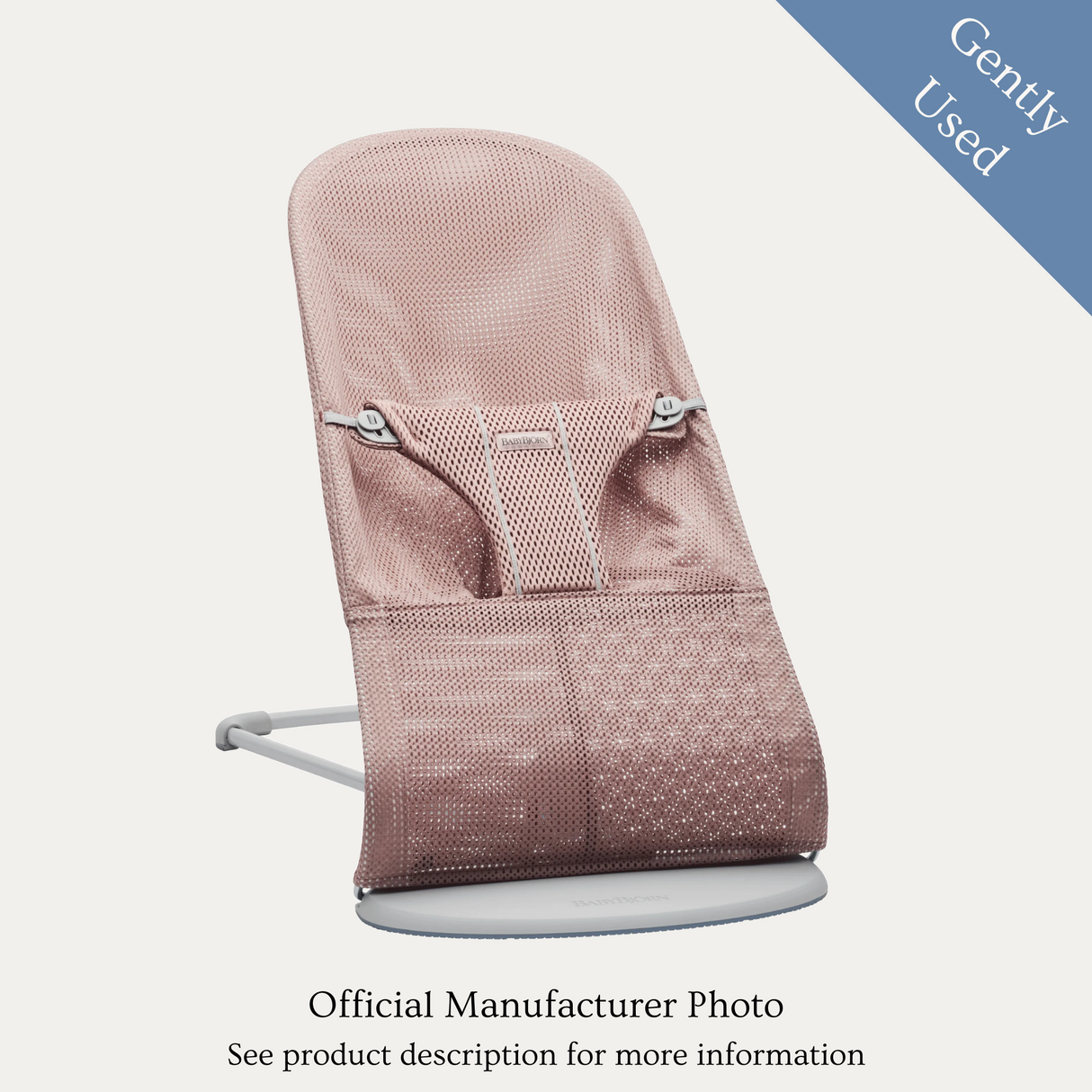BabyBjorn Bouncer Bliss (Mesh), Gently Used / Pink