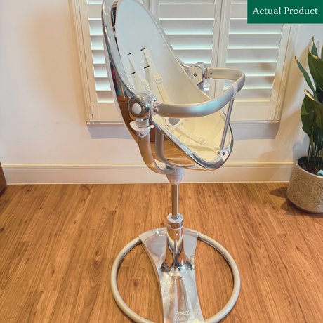 Bloom Fresco High Chair, Gently Used / Silver