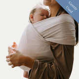 Boba Baby Wrap Carrier – Stretch Cotton Newborn Sling, Gently Used / Stone