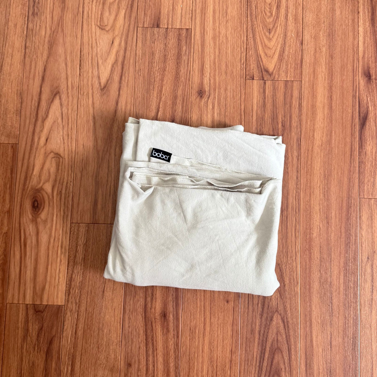 Boba Baby Wrap Carrier – Stretch Cotton Newborn Sling, Gently Used / Stone