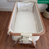 Tutti Bambini Cozee Air Bedside Crib, Like New / Beige