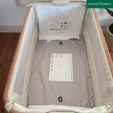 Tutti Bambini Cozee Air Bedside Crib, Gently Used / Beige
