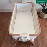 Tutti Bambini Cozee Air Bedside Crib, Gently Used / Beige