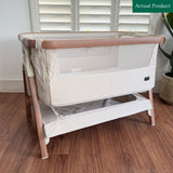 Tutti Bambini Cozee Air Bedside Crib, Like New / Beige