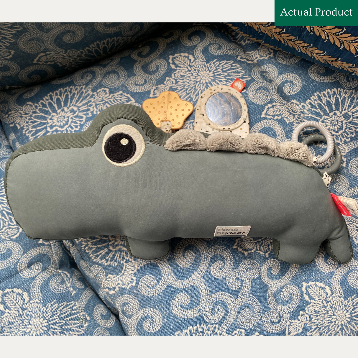 Done by Deer Croco Tummy Time Croco Toy
