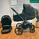 Cybex Platinum Priam Carrycot & Seat, Like New / Black