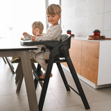 DERYAN Luxury High Chair, Like New / Black