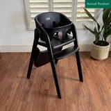 DERYAN Luxury High Chair, Like New / Black