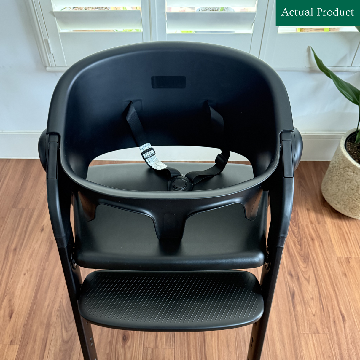 DERYAN Luxury High Chair, Like New / Black