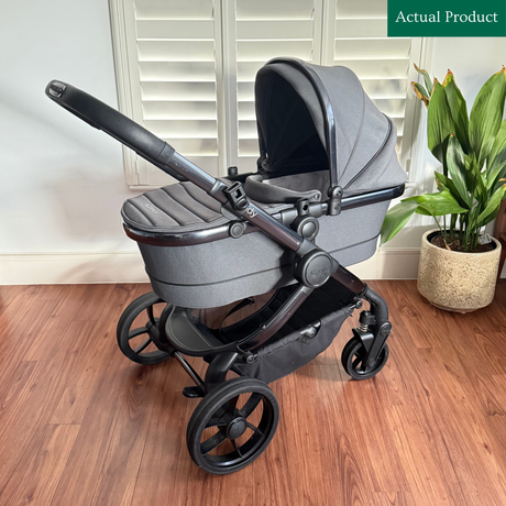 iCandy Peach 7 Pram Bundle, Like New / Dark Grey