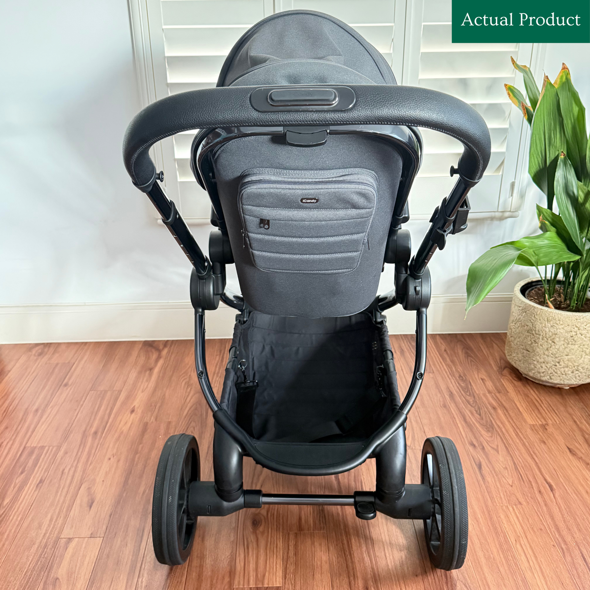 iCandy Peach 7 Pram Bundle, Like New / Dark Grey
