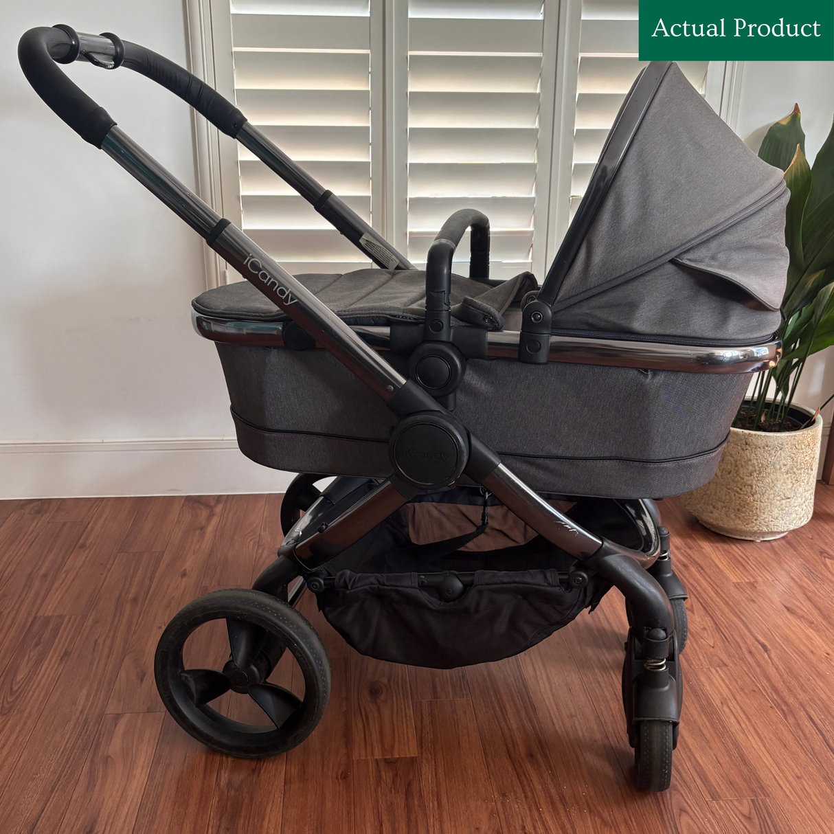 iCandy Peach 6 Pushchair and Carrycot, Gently Used / Grey
