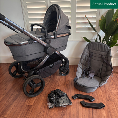 iCandy Peach 6 Pushchair and Carrycot, Gently Used / Grey