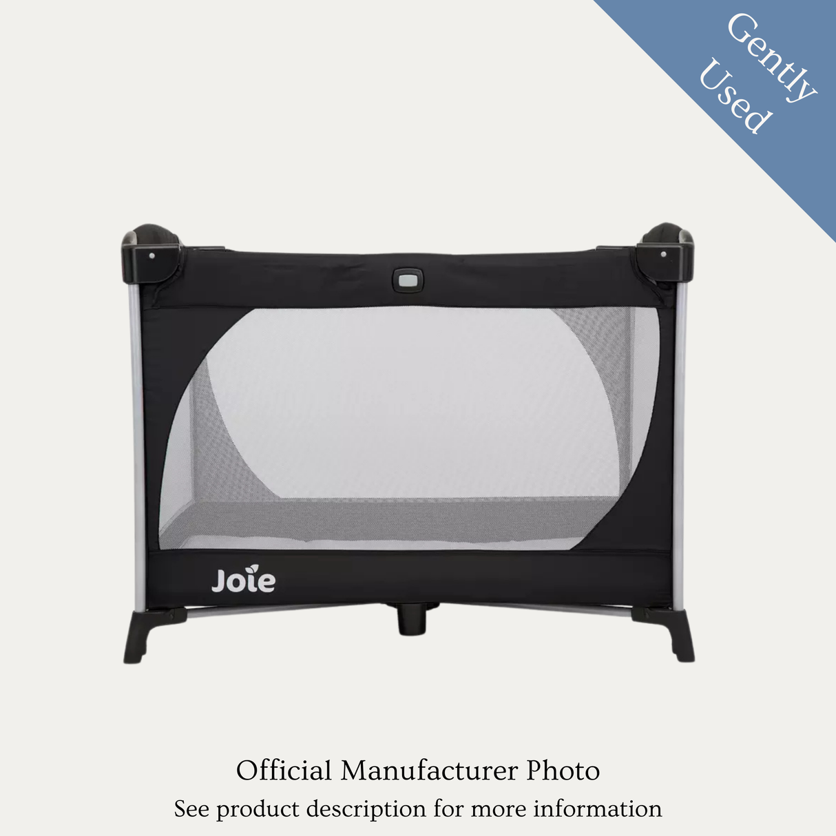 Joie Allura Travel Cot, Gently Used / Black