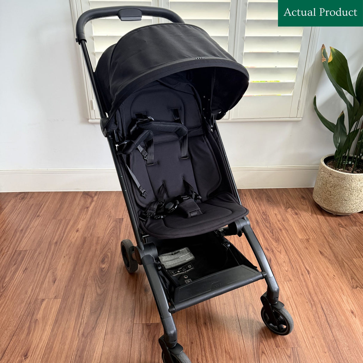 Joolz Aer+ Pushchair (With Carrycot, 2 Rain Covers), Like New / Black