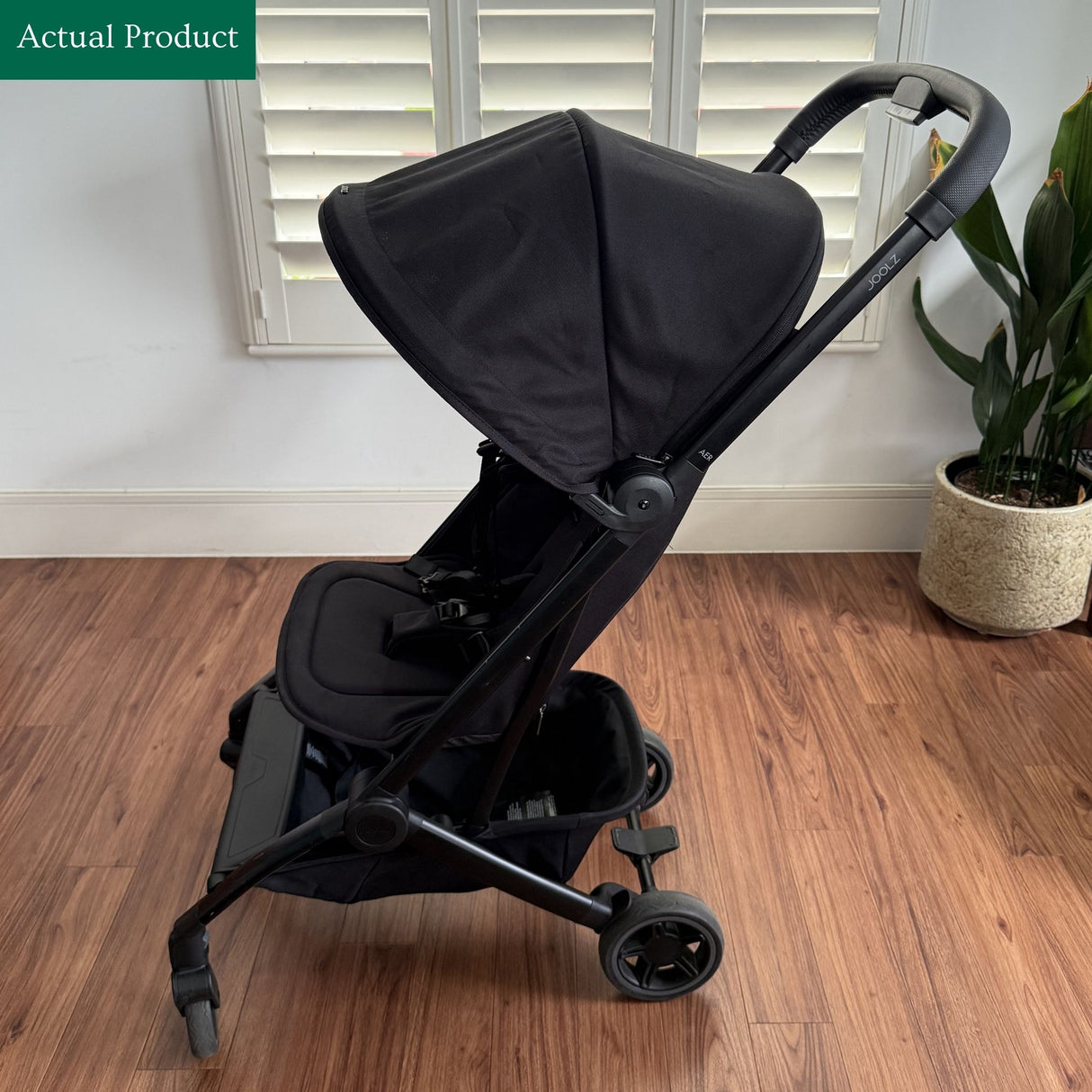 Joolz Aer+ Pushchair (With Carrycot, 2 Rain Covers), Like New / Black