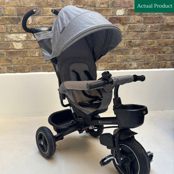 Kinderkraft Spinstep 5-in 1 Tricycle, Like New / Grey
