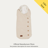 KURA Organics Car Seat Wrap, Like New / Beige