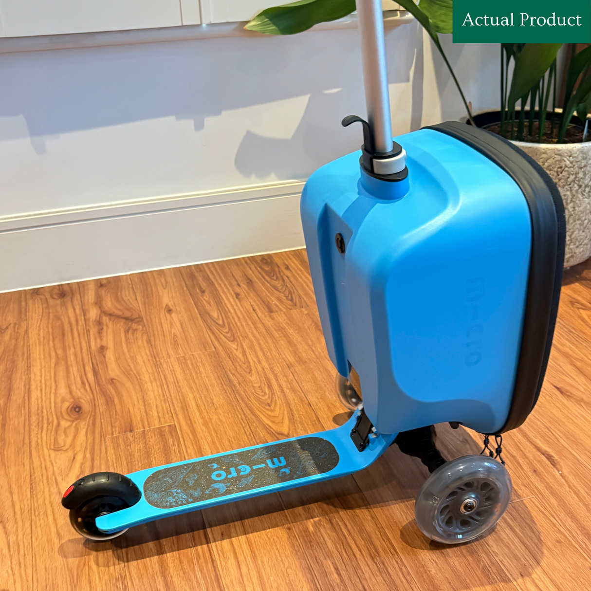 Mini Micro LED Luggage, Like New / Blue