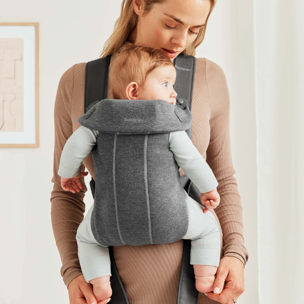 BabyBjörn Carrier Mini, Gently Used / Grey Jersey