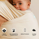 Moby Wrap Baby Sling Carrier, Gently Used / Taupe