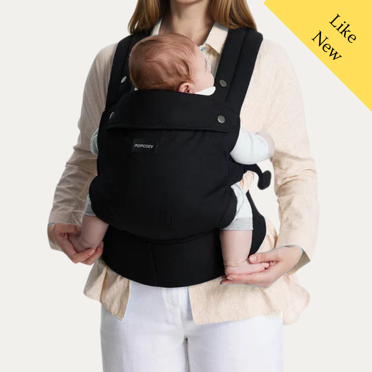 Momcosy PureHug Baby Carrier, Like New / Black