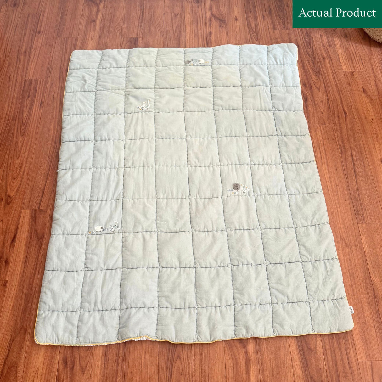 Mamas & Papas 4 Tog Duvet & Bumper Set, Gently Used / Green
