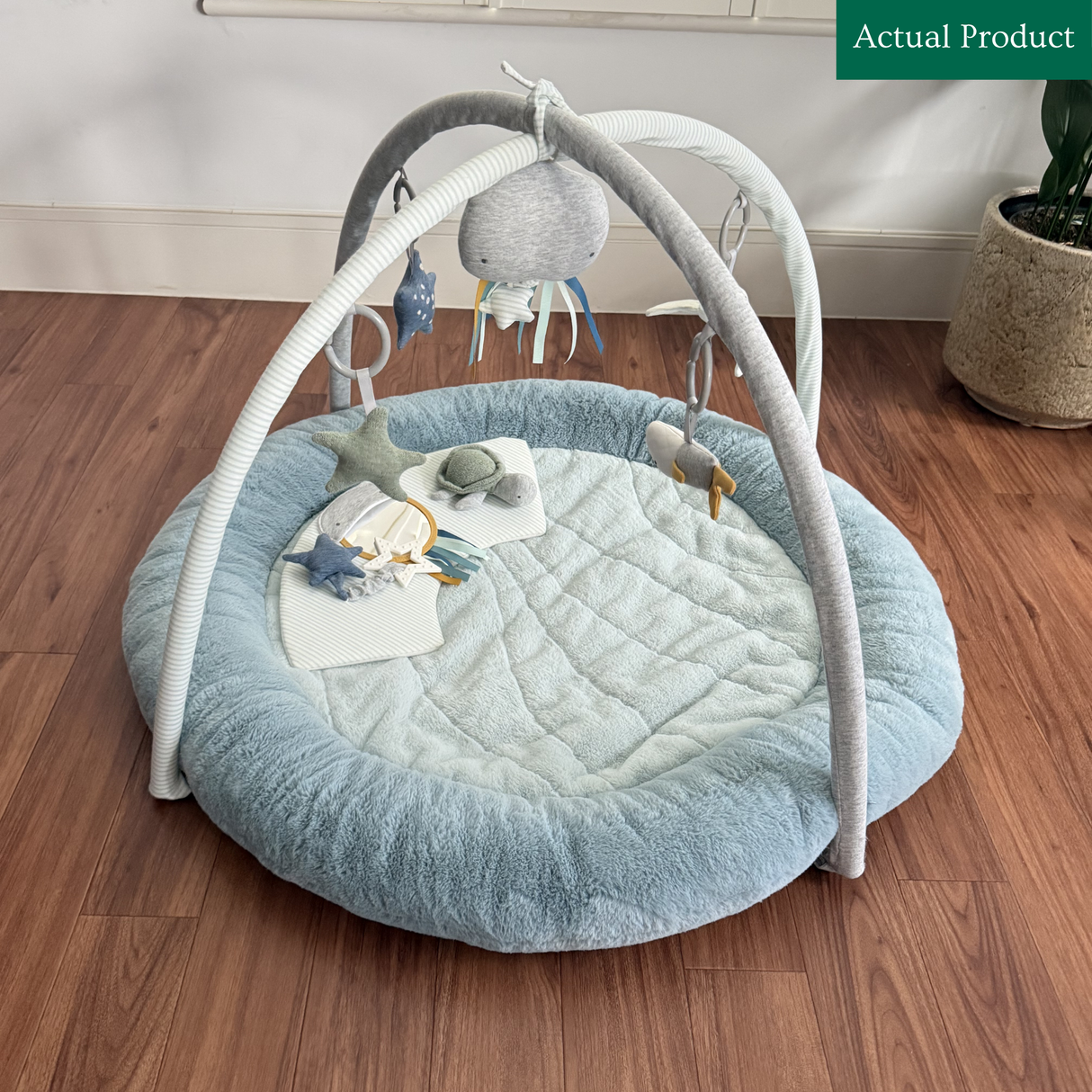 Mamas & Papas Welcome To The World Play Gym Bundle, Like New / Blue