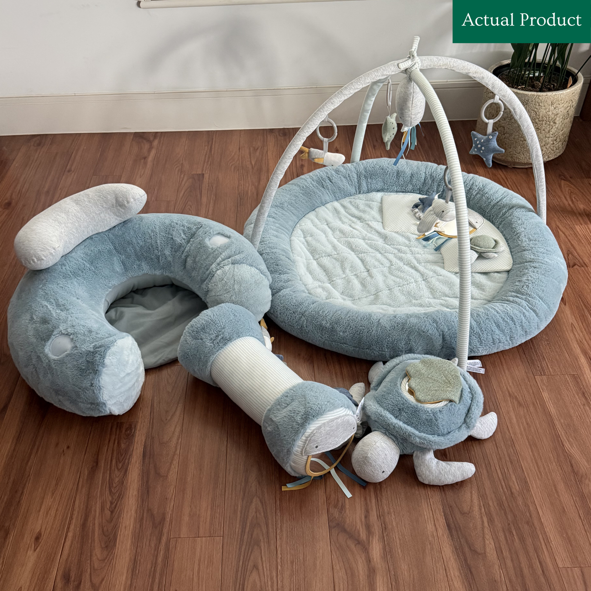 Mamas & Papas Welcome To The World Play Gym Bundle, Like New / Blue