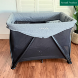 Nuna Sena Aire Travel Cot, Like New / Black & Grey