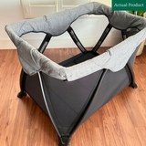 Nuna Sena Aire Travel Cot, Like New / Black & Grey