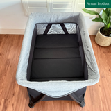 Nuna Sena Aire Travel Cot, Like New / Black & Grey