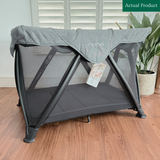 Nuna SENA Aire Travel Cot & Changer, Gently Used / Black