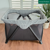Nuna SENA Aire Travel Cot & Changer, Gently Used / Black