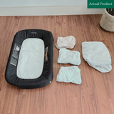Nuna SENA Aire Travel Cot & Changer, Gently Used / Black