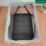 Nuna SENA Aire Travel Cot & Changer, Gently Used / Black